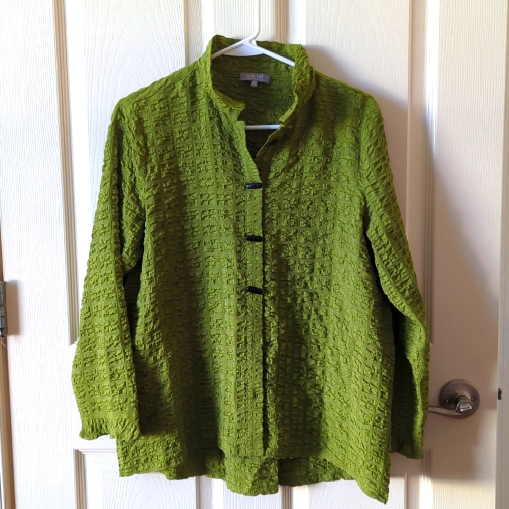 Habitat button down shirt, green, size XS